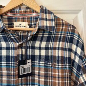 NWT The Normal Brand  Stephen - Cedar Plaid